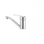 Змішувач для умивальника Cron Magic 004 (вилив 15 см) (червона ручка) (CR0151)