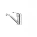 Змішувач для умивальника Cron Magic 004 (вилив 15 см) (червона ручка) (CR0151)