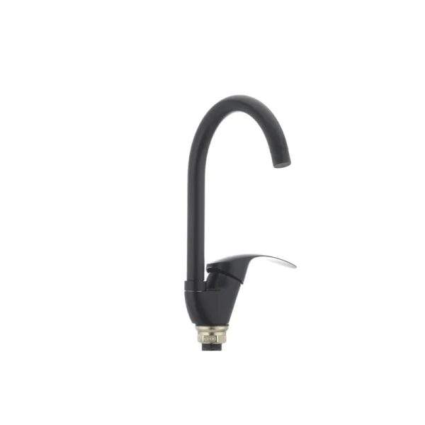 Смеситель для кухни Cron Mars 777-G черный (CR0786)