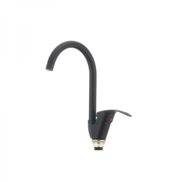 Смеситель для кухни Cron Mars 777-G черный (CR0786)