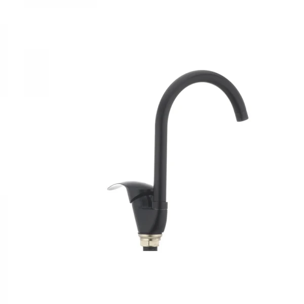 Смеситель для кухни Cron Mars 777-G черный (CR0786)