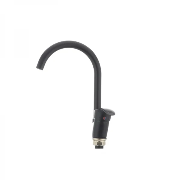 Смеситель для кухни Cron Mars 777-G черный (CR0786)