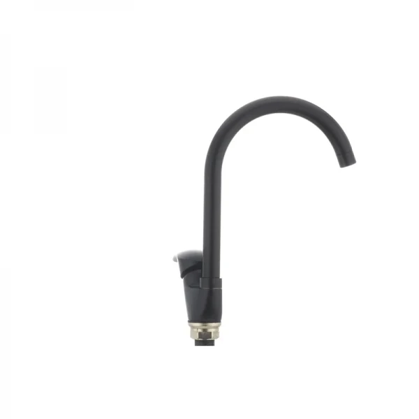 Смеситель для кухни Cron Mars 777-G черный (CR0786)