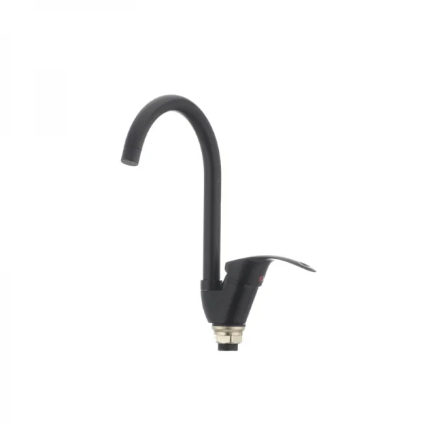 Смеситель для кухни Cron Mars 777-G черный (CR0786)