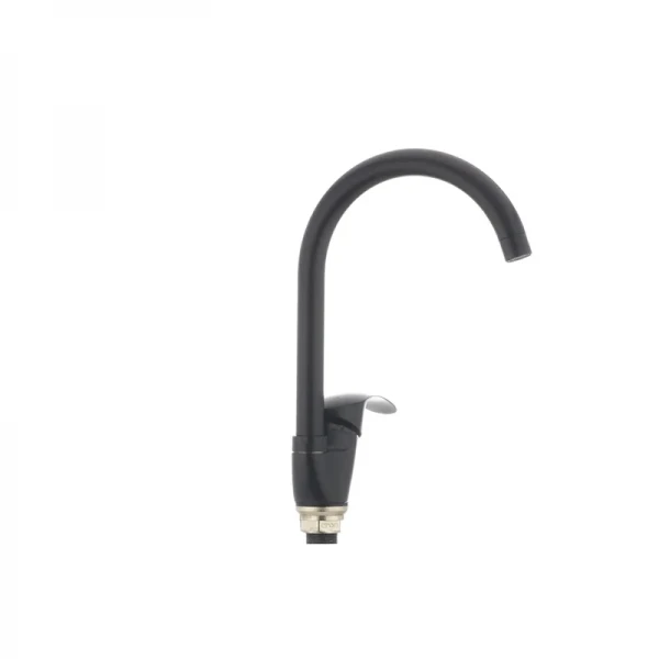 Смеситель для кухни Cron Mars 777-G черный (CR0786)