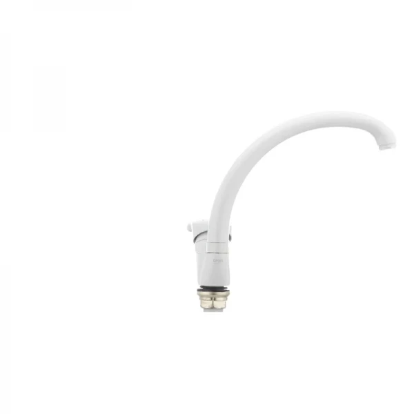 Смеситель для кухни Cron Mars 777 белый (CR0787)