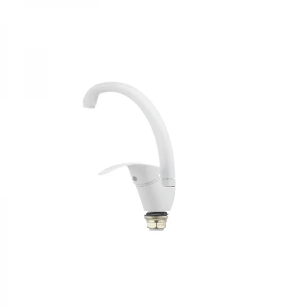 Смеситель для кухни Cron Mars 777 белый (CR0787)