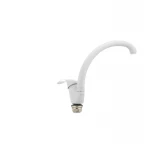 Смеситель для кухни Cron Mars 777 белый (CR0787)