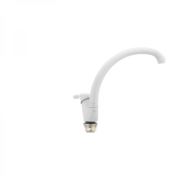 Смеситель для кухни Cron Mars 777 белый (CR0787)