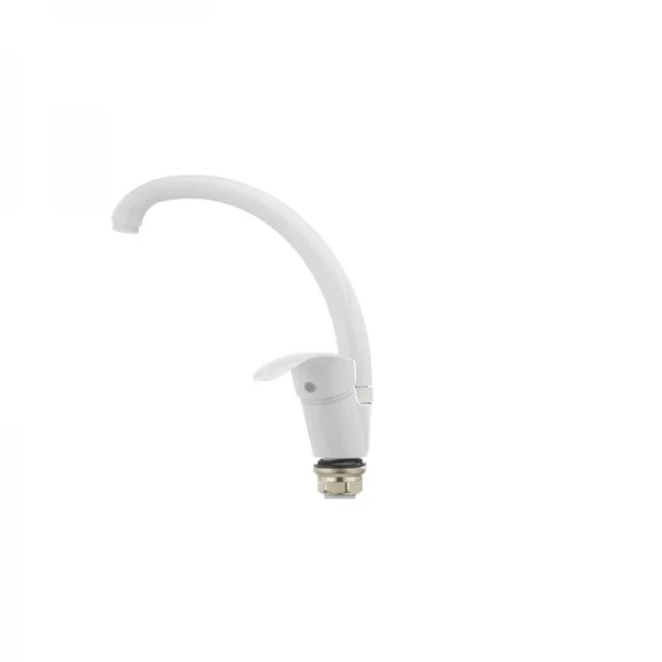 Смеситель для кухни Cron Mars 777 белый (CR0787)