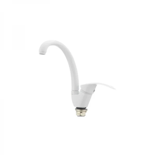 Смеситель для кухни Cron Mars 777 белый (CR0787)