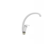 Смеситель для кухни Cron Mars 777 белый (CR0787)