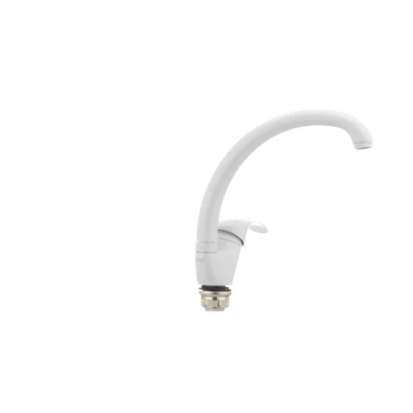 Смеситель для кухни Cron Mars 777 белый (CR0787)