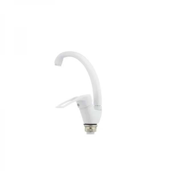 Смеситель для кухни Cron Hansberg 777 белый (CR0790)