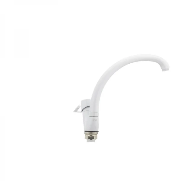 Смеситель для кухни Cron Hansberg 777 белый (CR0790)