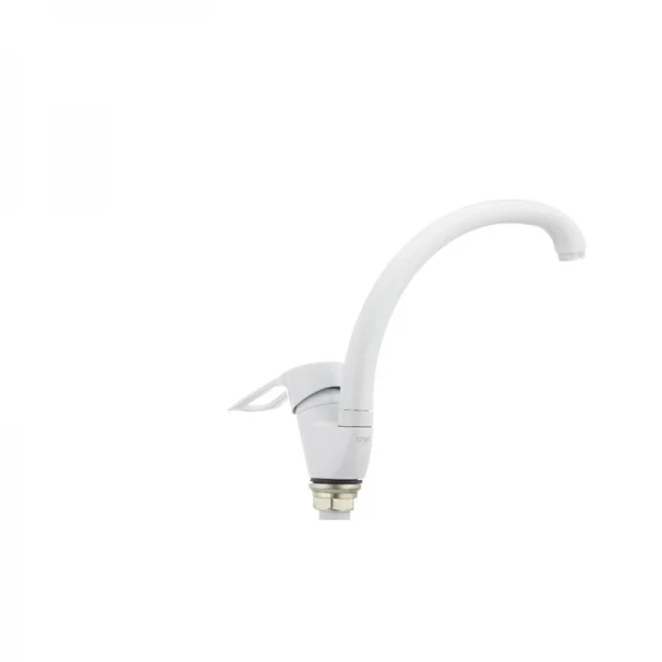 Смеситель для кухни Cron Hansberg 777 белый (CR0790)