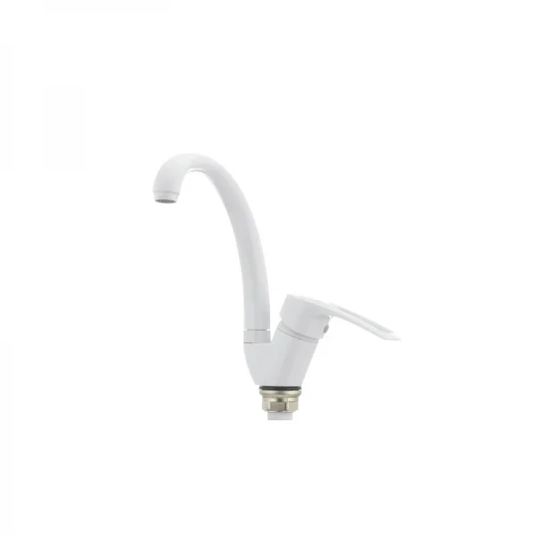 Смеситель для кухни Cron Hansberg 777 белый (CR0790)