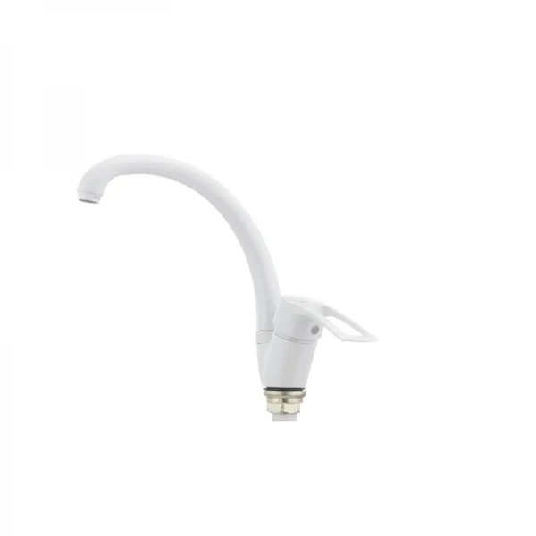 Смеситель для кухни Cron Hansberg 777 белый (CR0790)