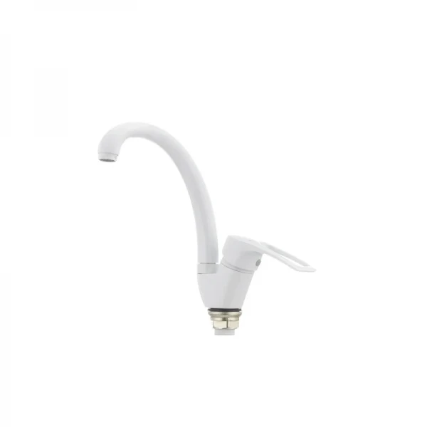 Смеситель для кухни Cron Hansberg 777 белый (CR0790)