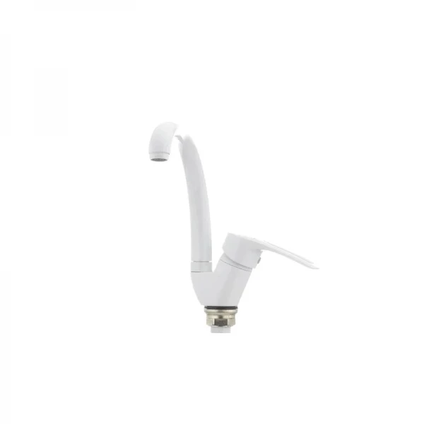 Смеситель для кухни Cron Hansberg 777 белый (CR0790)