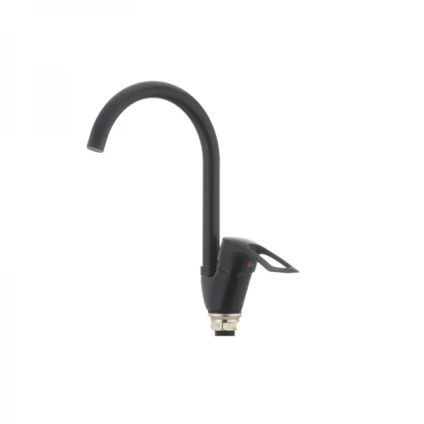 Смеситель для кухни Cron Hansberg 777-G черный (CR0791)