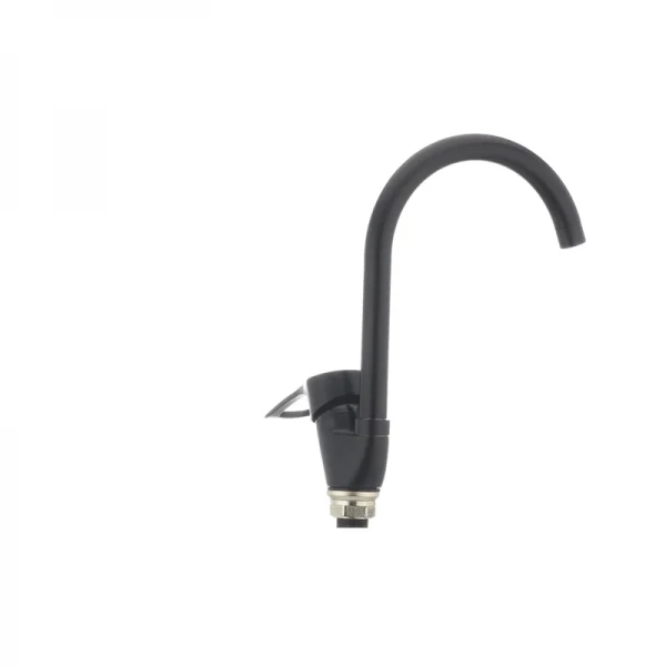 Смеситель для кухни Cron Hansberg 777-G черный (CR0791)