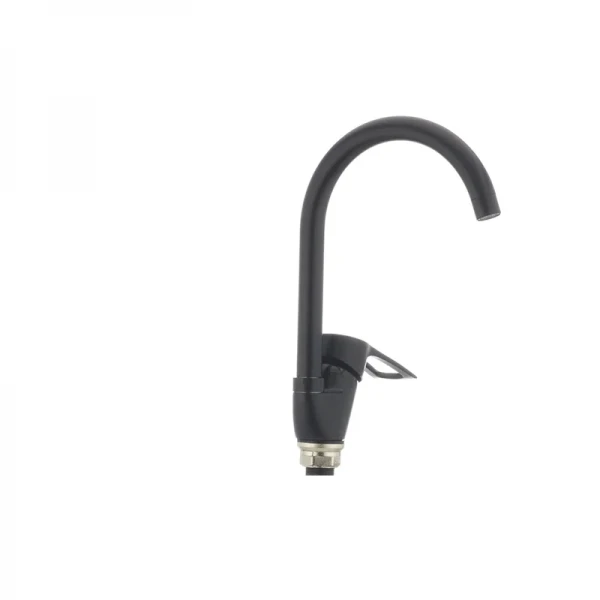 Смеситель для кухни Cron Hansberg 777-G черный (CR0791)