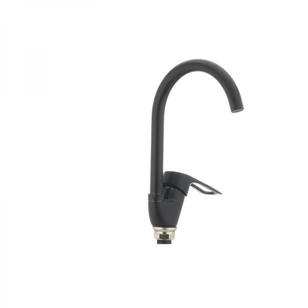 Смеситель для кухни Cron Hansberg 777-G черный (CR0791)