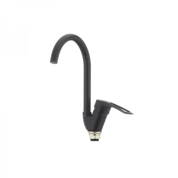 Смеситель для кухни Cron Hansberg 777-G черный (CR0791)