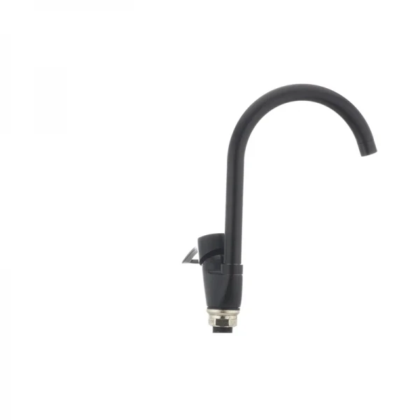 Смеситель для кухни Cron Hansberg 777-G черный (CR0791)