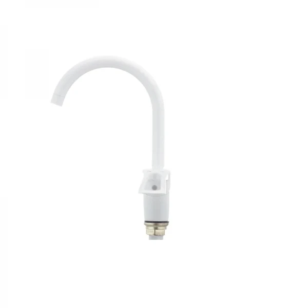 Смеситель для кухни Cron Hansberg 777-G белый (CR0792)