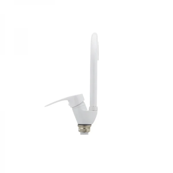 Смеситель для кухни Cron Hansberg 777-G белый (CR0792)