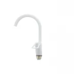 Смеситель для кухни Cron Hansberg 777-G белый (CR0792)