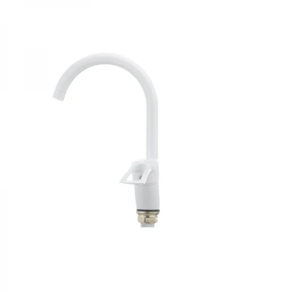 Смеситель для кухни Cron Hansberg 777-G белый (CR0792)