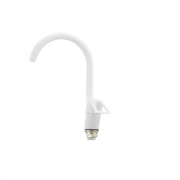 Смеситель для кухни Cron Hansberg 777-G белый (CR0792)