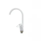 Смеситель для кухни Cron Hansberg 777-G белый (CR0792)