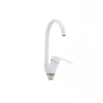 Смеситель для кухни Cron Hansberg 777-G белый (CR0792)