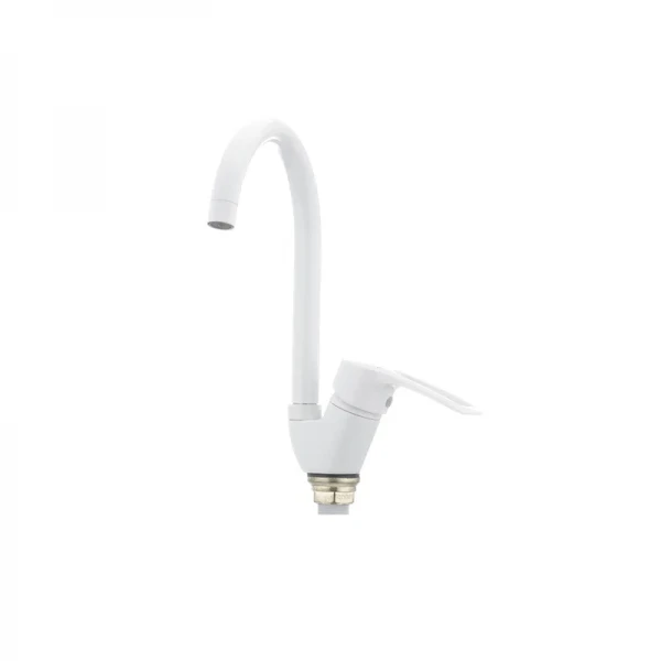 Смеситель для кухни Cron Hansberg 777-G белый (CR0792)