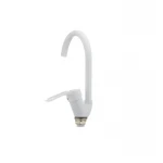 Смеситель для кухни Cron Hansberg 777-G белый (CR0792)