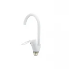 Смеситель для кухни Cron Hansberg 777-G белый (CR0792)