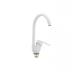 Смеситель для кухни Cron Hansberg 777-G белый (CR0792)