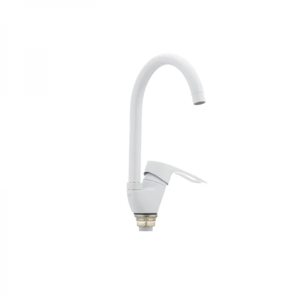 Смеситель для кухни Cron Hansberg 777-G белый (CR0792)