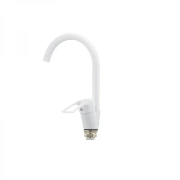 Смеситель для кухни Cron Hansberg 777-G белый (CR0792)