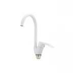 Смеситель для кухни Cron Hansberg 777-G белый (CR0792)