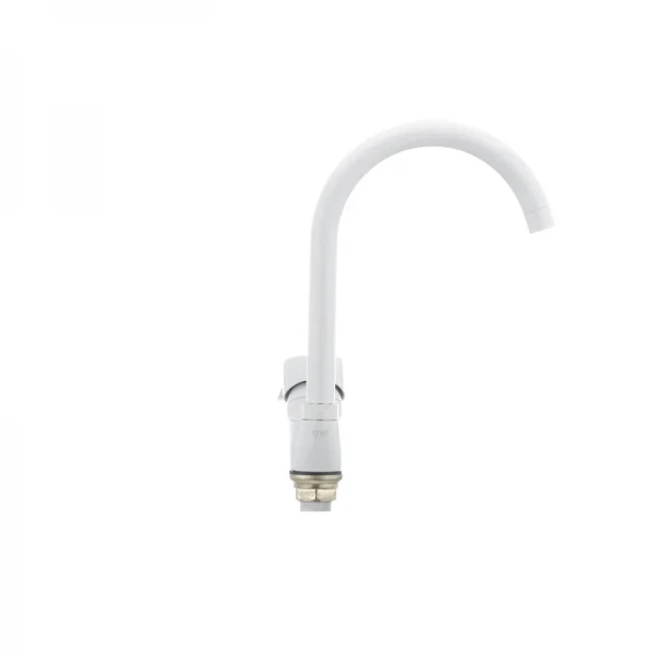 Смеситель для кухни Cron Hansberg 777-G белый (CR0792)