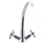 Смеситель EP0012 для кухни Europroduct Dominox 273 латунный хром двухвентильный (EP0012)