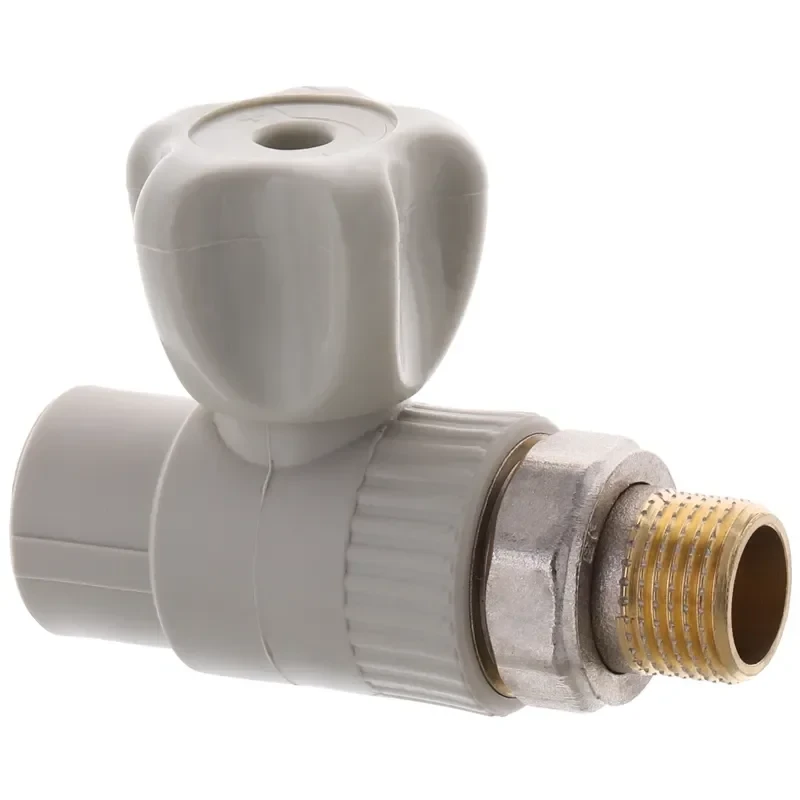 Кран радиаторный прямой Europroduct EP.0124 - 20x1/2M" (латунный шар) (EP4049)