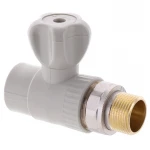 Кран радиаторный прямой Europroduct EP.0126 - 25x3/4M" (латунный шар) (EP4051)