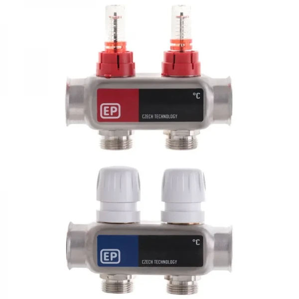 Коллекторный блок с расxодомерами Europroduct EP.S1110-02 1"x2 (EP4978)