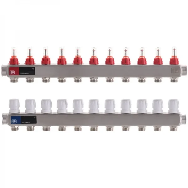 Коллекторный блок с расxодомерами Europroduct EP.S1110-11 1"x11 (EP4987)